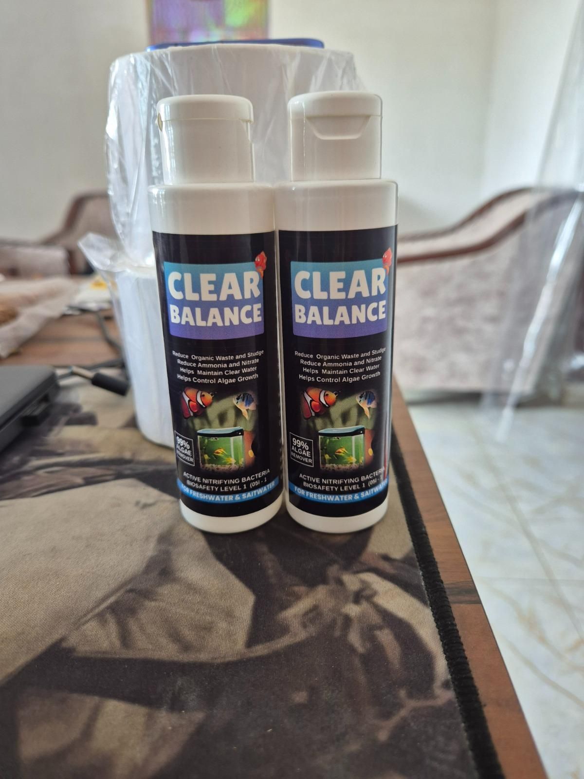 Clear Balance Fish Tank Water Purifier 120ml Each (Pack of 2) - Catalyst Mart