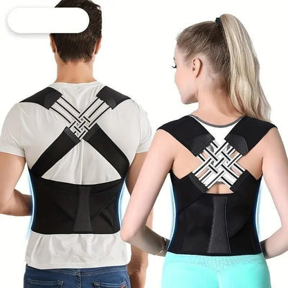 Adjustable Back Posture Corrector/ Slouching Relieve Pain Belt Women Men - Catalyst Mart