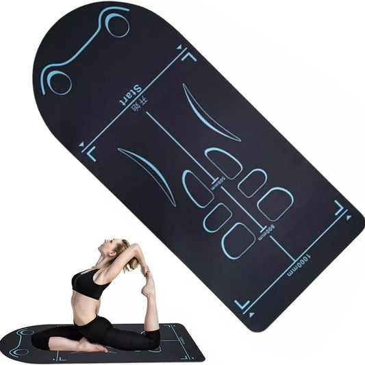 Non-Slip Yoga Mat with Asana Guide Lines (Pack of 1) - Catalyst Mart