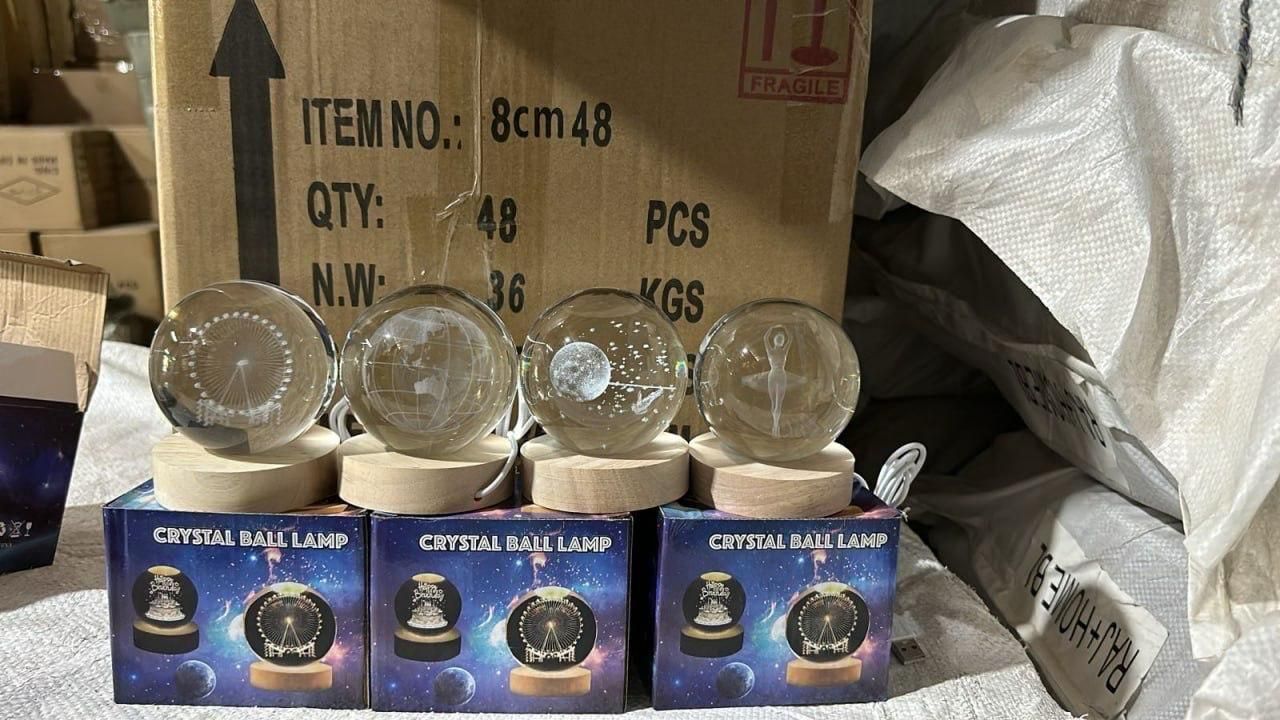 3D Crystal Lamp Ball(Assorted Design) - Catalyst Mart