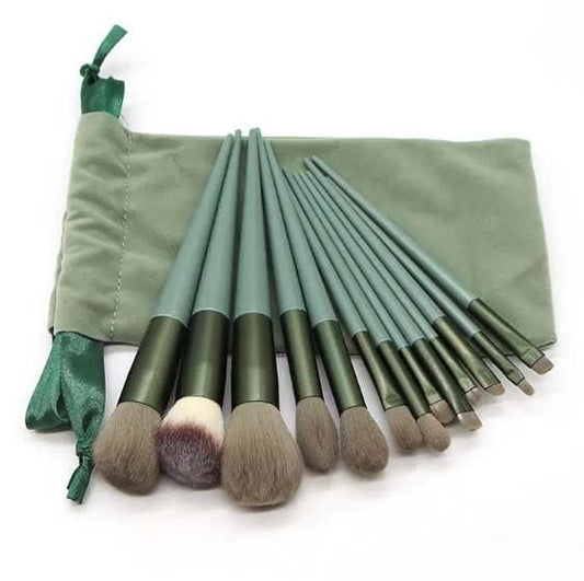 13 Pcs Makeup Brush with Pouch Set - Catalyst Mart