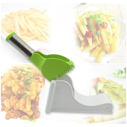 114 Virgin Plastic French Fry Chipser Potato Chipserpotato Slicer With Container - Catalyst Mart