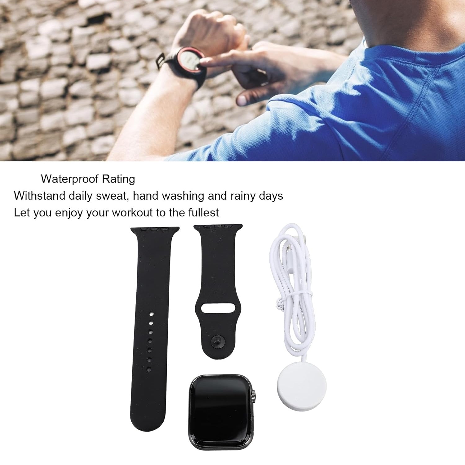 Tx10 Pro Max Large Display Wireless Charging Smartwatch (1 Pc) - Catalyst Mart