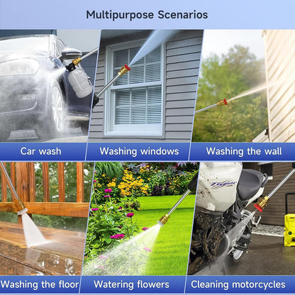 48V Cordless High-Pressure Car Washer Gun – Portable Water Spray Cleaning Kit - Catalyst Mart