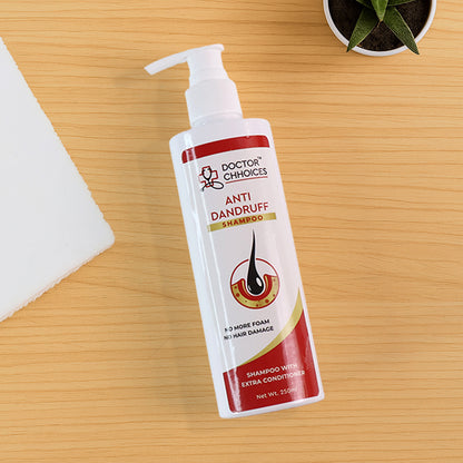 Doctor Chhoices Anti-Dandruff Shampoo with Extra Conditioner – No Foam, No Hair Damage, 250ml - Catalyst Mart