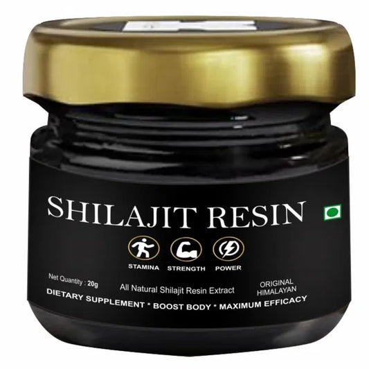 Original Himalayan Shilajit Resin 20gm | Natural Energy, Stamina & Strength Booster