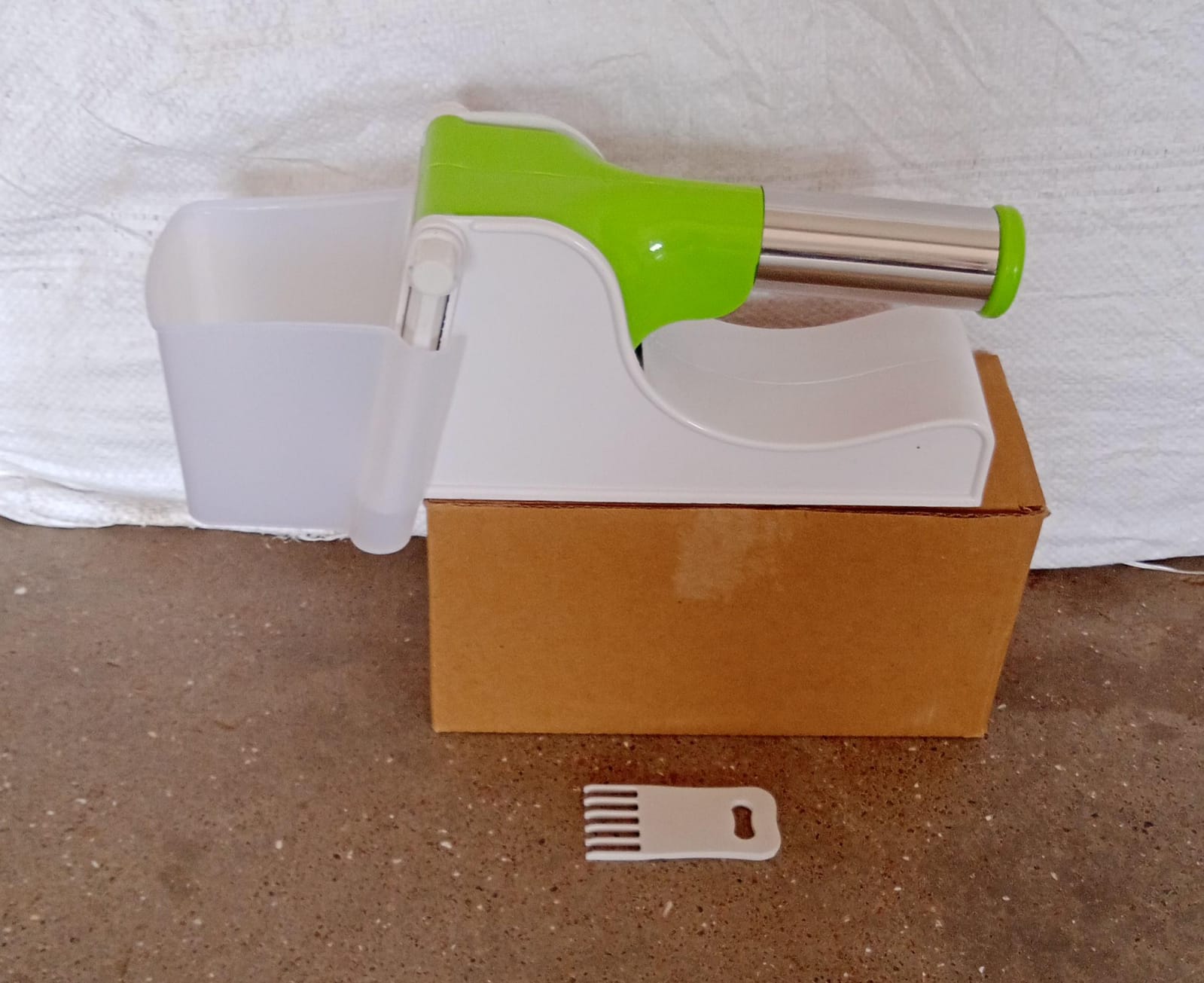 114 Virgin Plastic French Fry Chipser Potato Chipserpotato Slicer With Container - Catalyst Mart