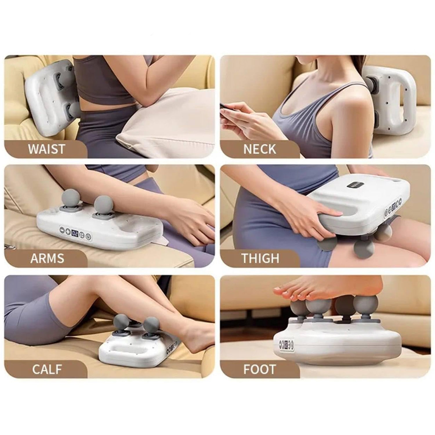 4 Heads Massage Gun Machine For Pain Relief - Catalyst Mart