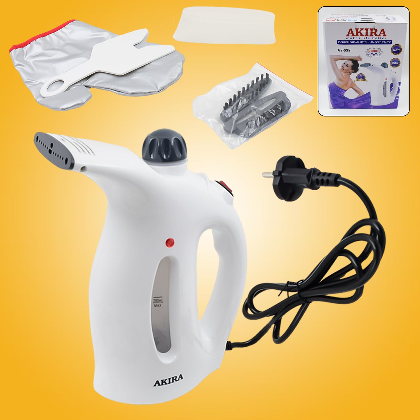 Portable Handheld Garment Facial Steamer (1 Pc) - Catalyst Mart