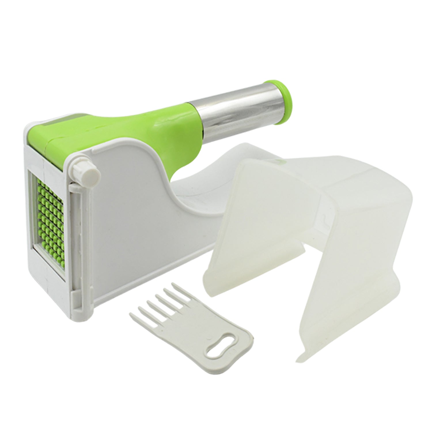 114 Virgin Plastic French Fry Chipser Potato Chipserpotato Slicer With Container - Catalyst Mart
