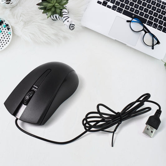 Computer Laptop Wired Optical Mouse X2 (1 Pc) - Catalyst Mart