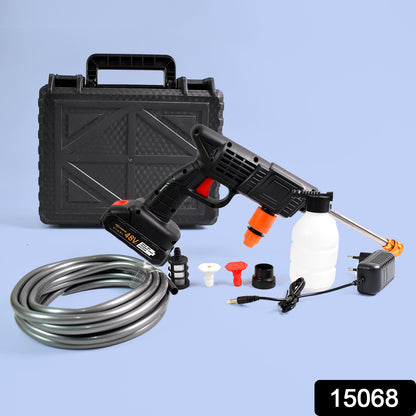 48V Cordless High-Pressure Car Washer Gun – Portable Water Spray Cleaning Kit - Catalyst Mart