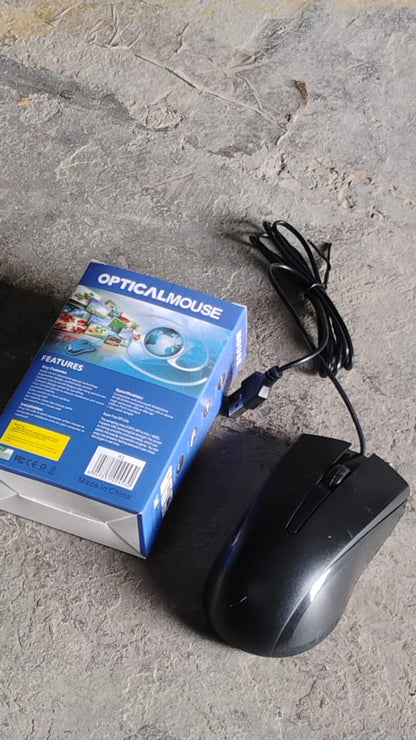 Computer Laptop Wired Optical Mouse X2 (1 Pc) - Catalyst Mart